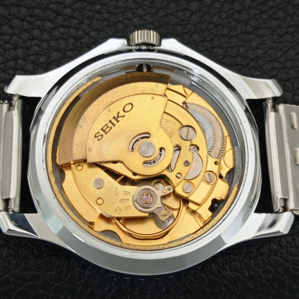 REFURBISHED SEIKO 5 AUTOMATIC VINTAGE JAPAN MENS BLUE COLOR DIAL WATCH A442115-4