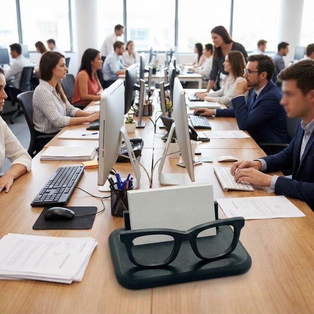 Support de Présentation de Cartes de Visite en Résine Cadre Organisateur de Bureau Moderne Femmes Hommes