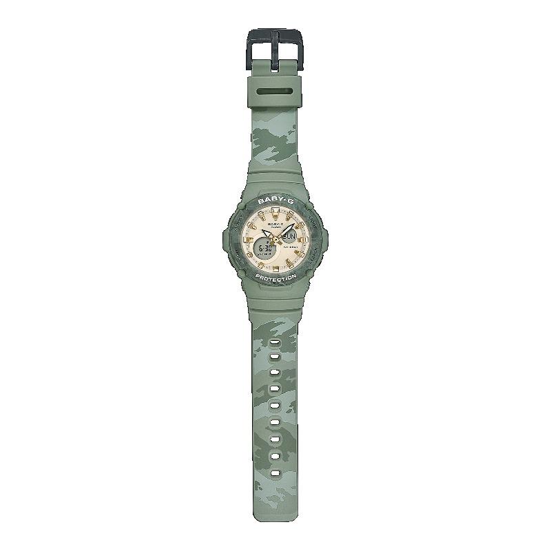 Casio Baby-G Women's Resin 100M Water Resistant Analog Shock Resistant Quartz Watch BGA-275M-3A