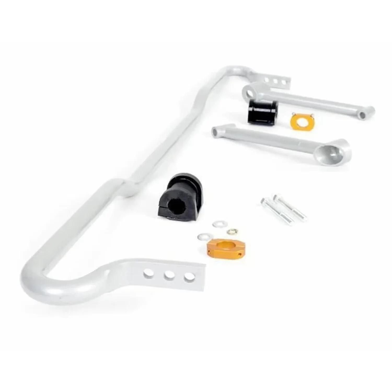 Silver 22mm  Steel Sway Bar X Heavy Duty Adjustable Rear Sway Bar End Link Kit For Subaru WRX/STI 2008+ Easy to Replace чёрный