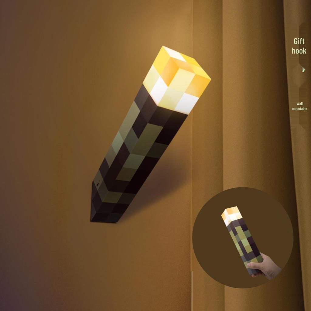 Magnetic Torch Lamp for Gaming Decor - Night Light and Atmosphere Model