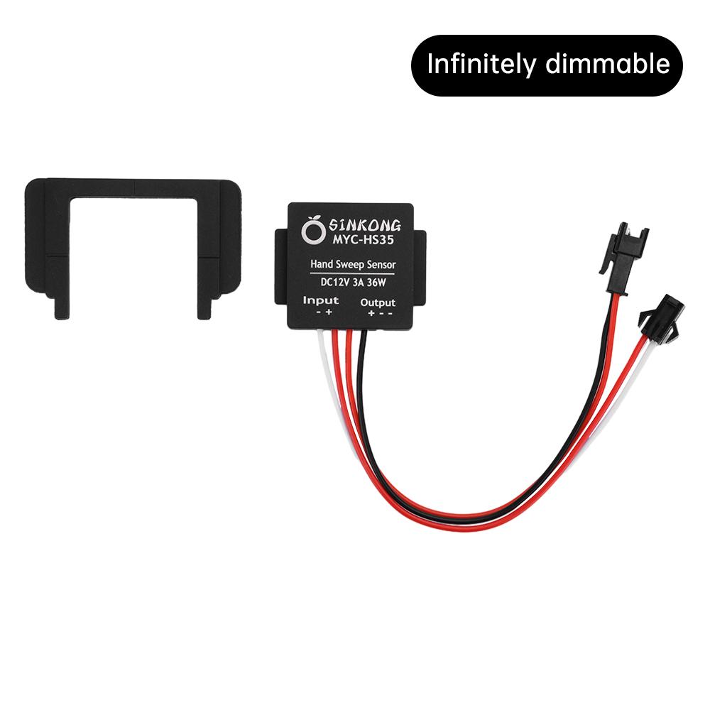 DC 11V 1A 16W LED Dimmer Switch Hand Scan Dimmer Sensor Switch Infinite dimming For Bathroom Mirror Light Backlight Decoration