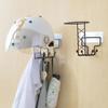 Helmet Holder Rack Wall Mount Motorcycle Bike Helmet Holder Rack Jacket Caps Key Display Hanger