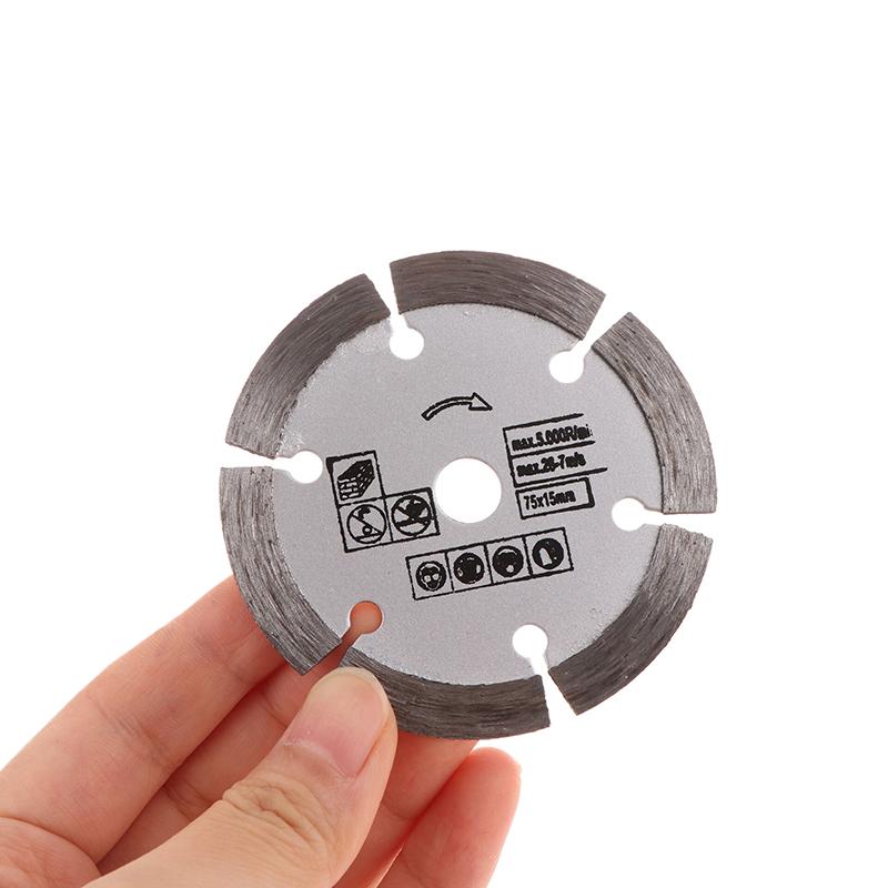 3 " Stone Cutting Disc Mini Saw Blade75mm Diamond Cutting Blad Ceramic Concrete Marble Cutting For Angle Grinder