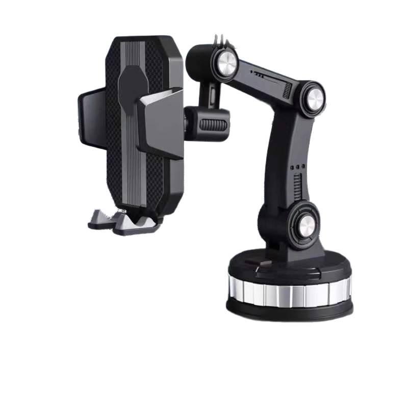 Universal Car Phone Holder with Vacuum Suction Cup for Stable Dashboard and Console Navigation