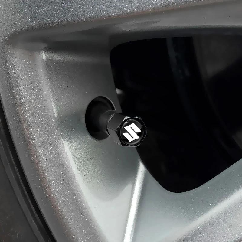 5Pcs/Set Car Keychain Tire Valve Cap Car Styling Accessories For Suzuki DZire IGNIS Alto Spacia Jimmy VITARA SX4 GW250