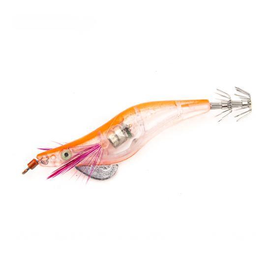 LED Light-up Shrimp Shrimp Squid Waterproof Simulation Lure Lighted Bionic Jig Hook Prawn