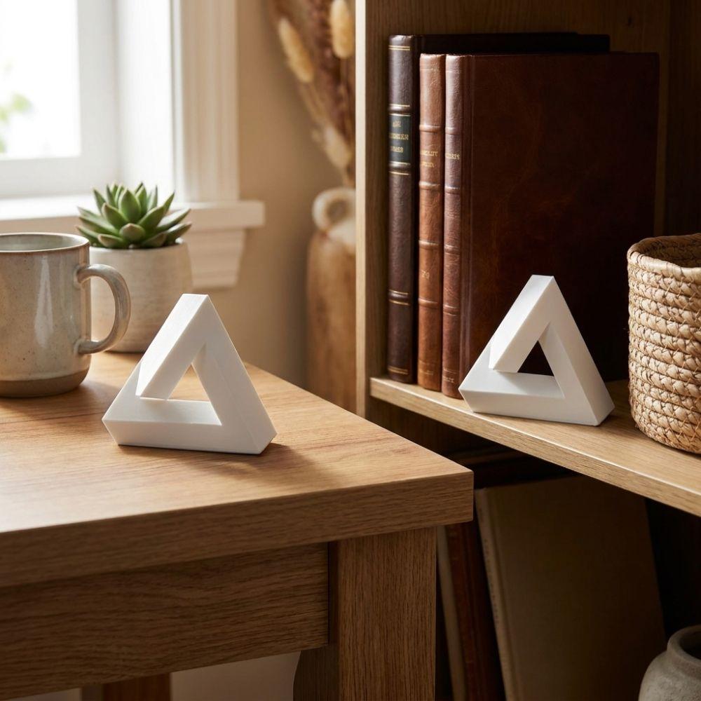 Funny Geometric Optical Illusion Triangle Optical Paradox Craft Decor  for Science Enthusiasts