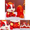 Year Of Horse Zodiac Plush Animal Toy Short Hair Fish Horse For Kids Gift