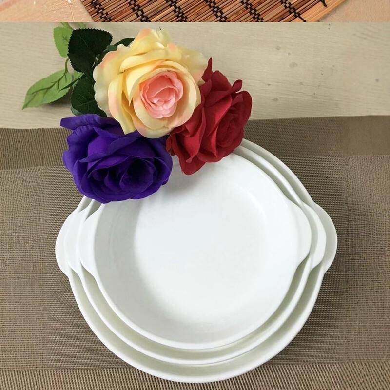 Drui'en Ceramic Two-Handle Serving Plate