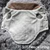 CDDMPET Wasserdichte Hundejacke mit Fellkragen Winter Warmes Fleece Hundekleidung für Kleine Hunde Welpe Haustier Weste Chihuahua Yorkie Mops Mantel