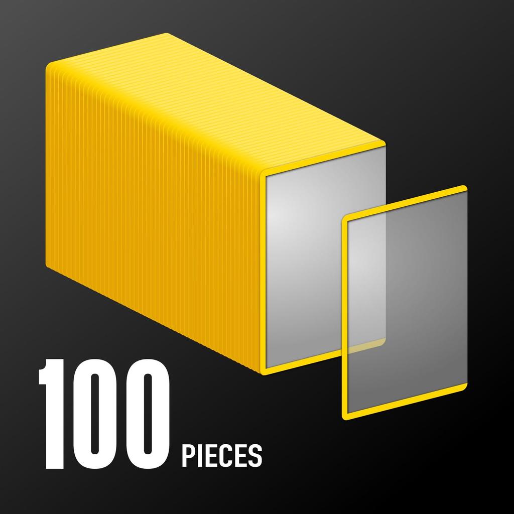 Allone Side Loader 100 70 X Card Protects and Stores Trading Pokemon and Perfect for Mailing On Marketplace Apps Sleeves, Yellow, 100mm,