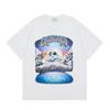 Grenzüberschreitend auf Lager exklusiv Casablanca Doppelgaze reine Baumwolle Unisex T-Shirt Hip-Hop lässig Kurzarm locker Rundhals