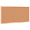 Chalkboard with Solid Pine Wood Frame Black 60 x 30 cm