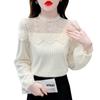 Autumn Winter 2025 Stylish Slimming French Fleece Lace Layer Top