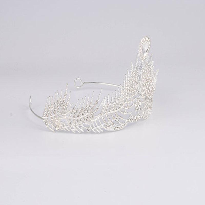 Headgear Premium Heavy Industry Flash Diamond Princess Wings Headband Wedding Dress Evening Dress Crown