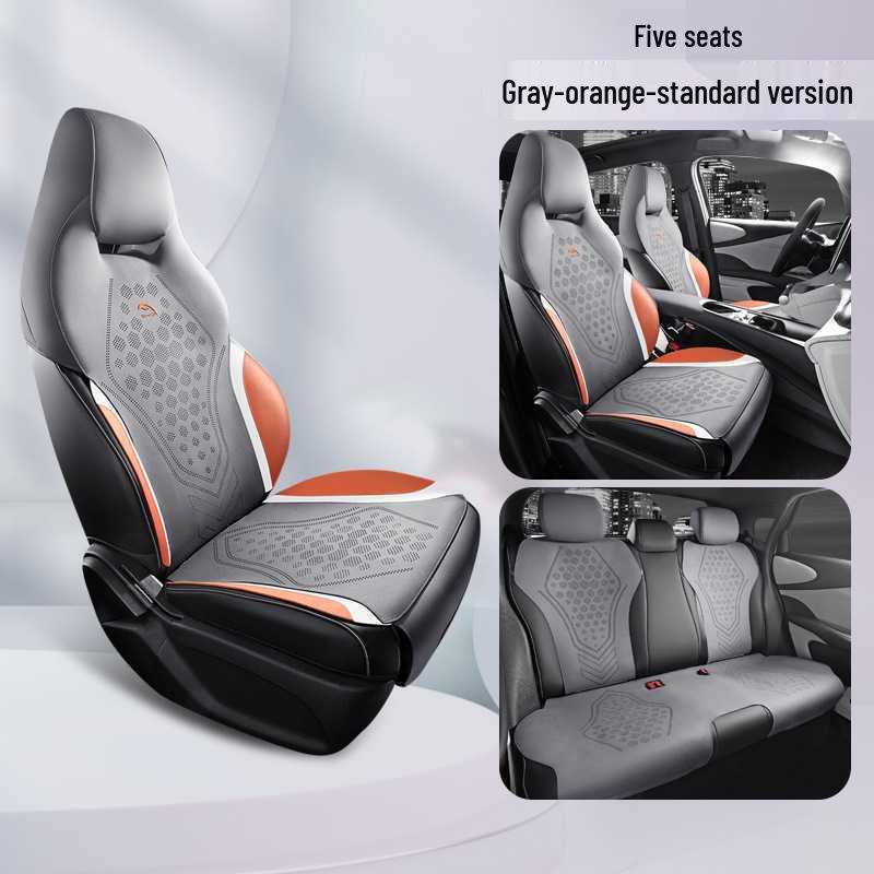 Fashion Edition 2025 Dolphin Car Seat Cushion, 420km Model, Suede Saddle Pad Half-Cover.