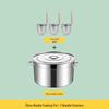 Large-Capacity Commercial Gas Noodle Cooker, Thickened Stainless Steel, Scalding Pot, Soup Barrel, Mala Tang Cooking Pot.