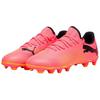 Puma Future 7 Play FG AG Forever Faster Pack Men Sneakers Pink Sunset-Glow Black-Sun-Stream 107723-03