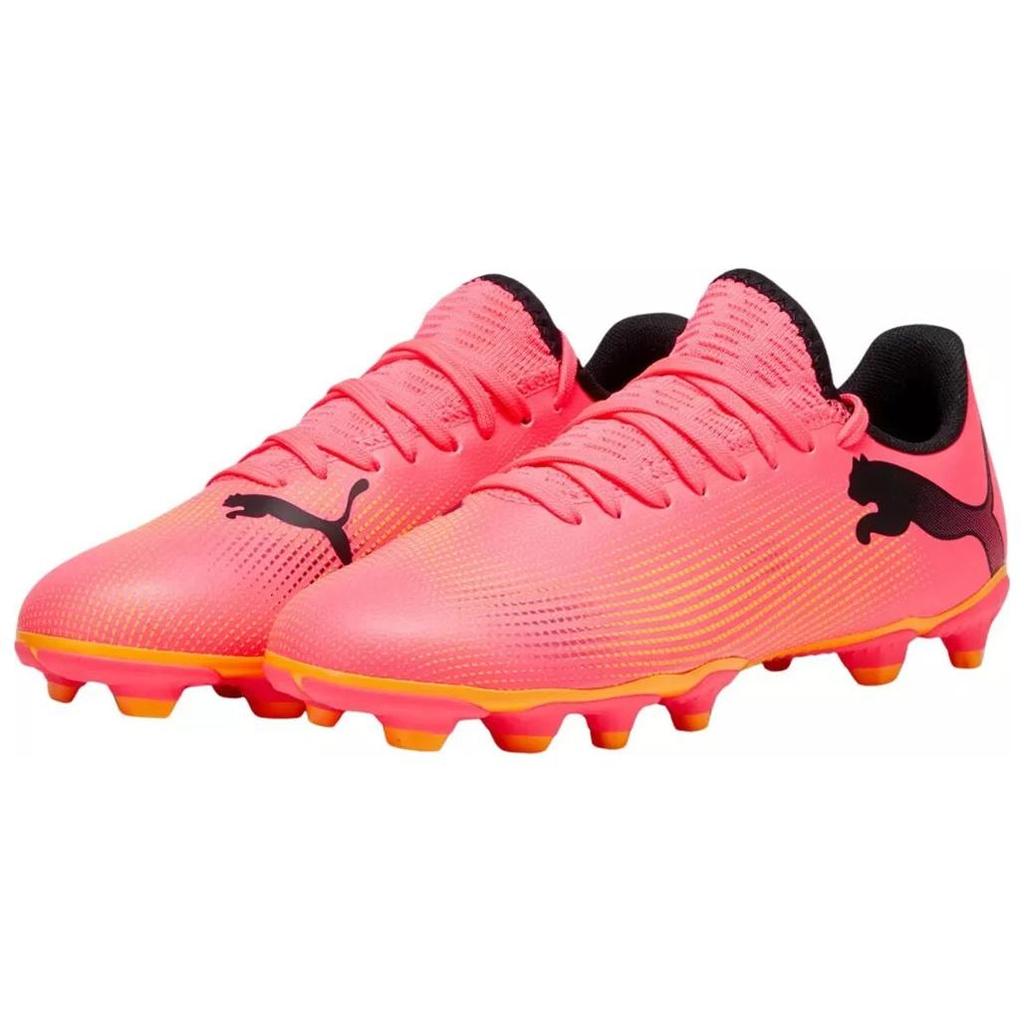Puma Future 7 Play FG AG Forever Faster Pack Men Sneakers Pink Sunset-Glow Black-Sun-Stream 107723-03