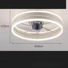 Dream Bubble Silent LED Ceiling Fan with Light