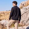 Antonio Men's Skin-Friendly Long-Staple Cotton Lapel Pullover
