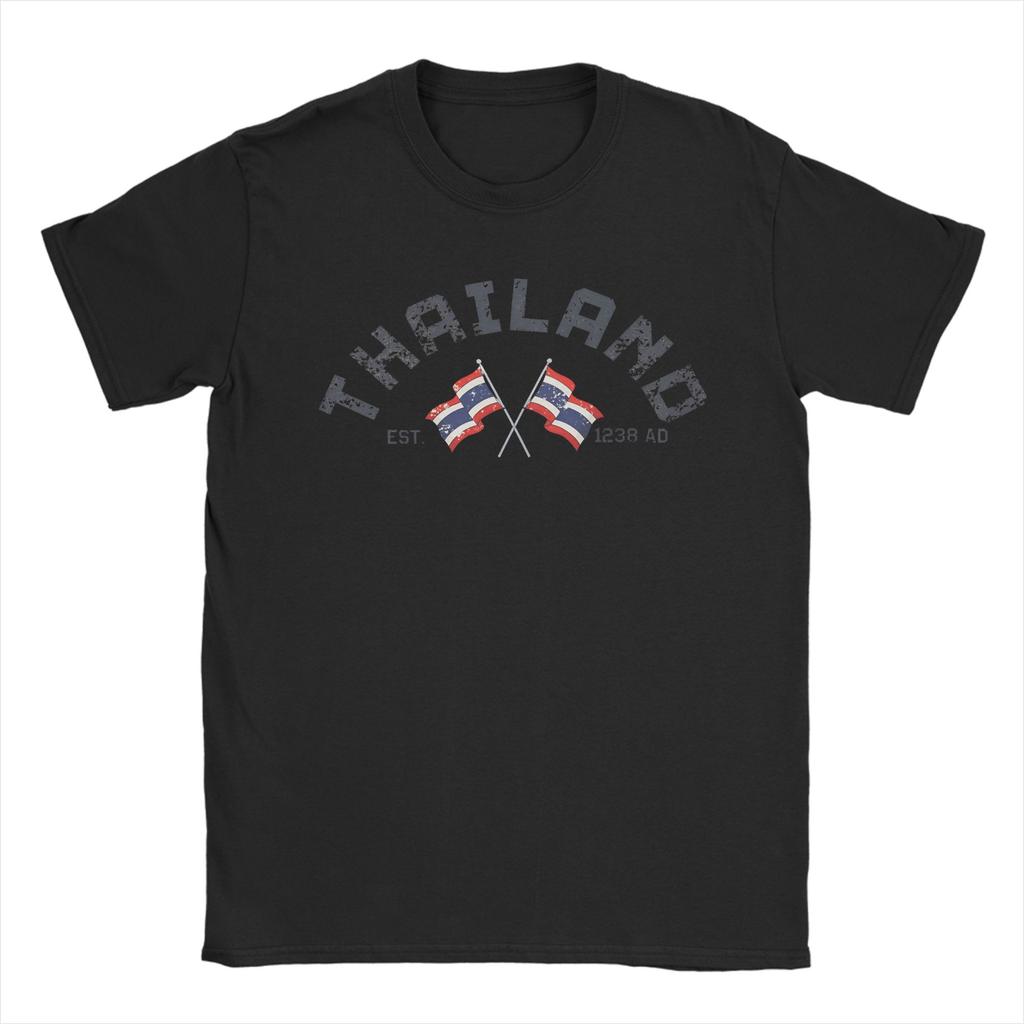 Thailand EST1949 Krung Thep Maha Nakhon Capital T Shirt Summer Cotton TShirts For Man Fashion Tee Shirt Short Sleeve Top Tees