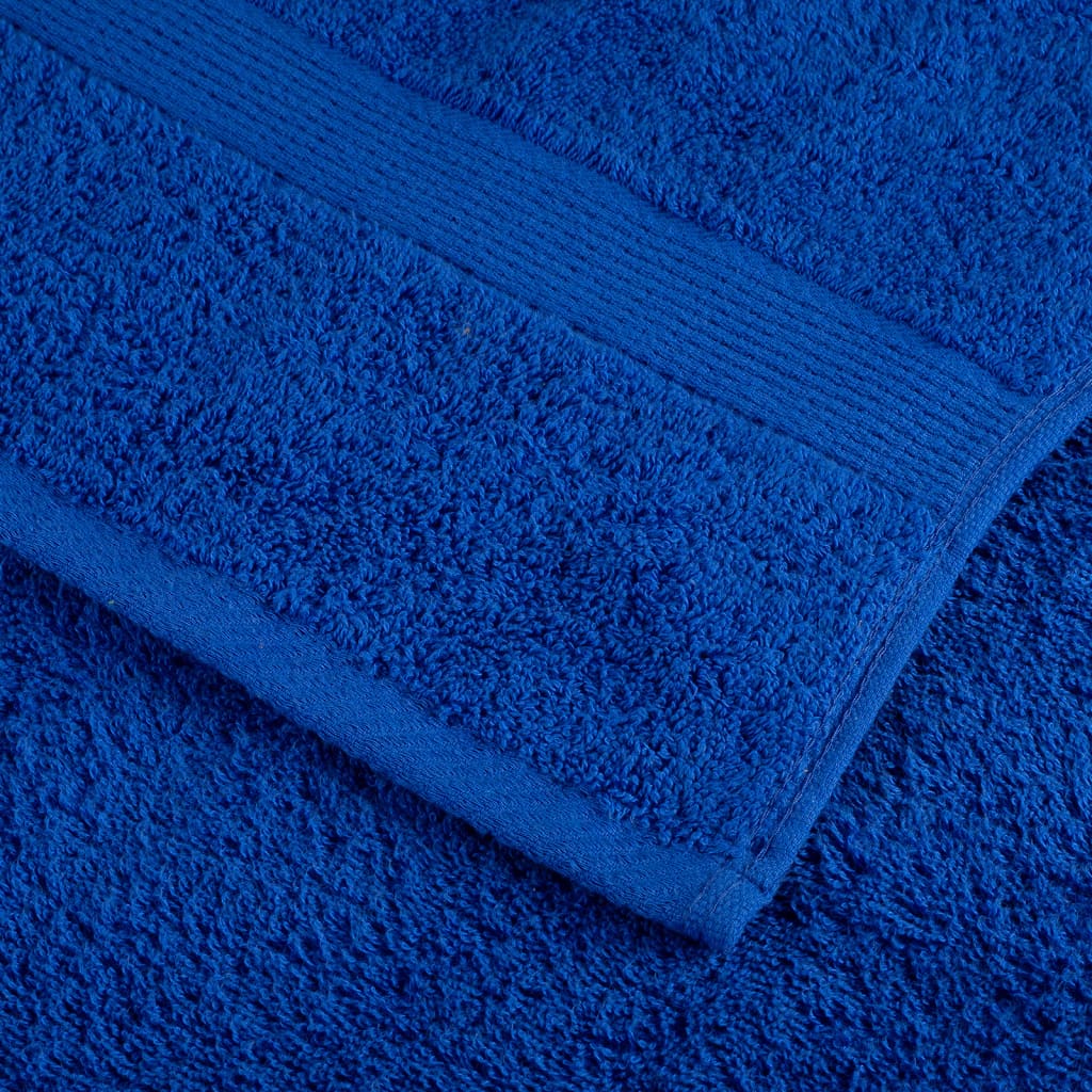8 piece Premium Towel Set SOLUND Blue 600 g m²