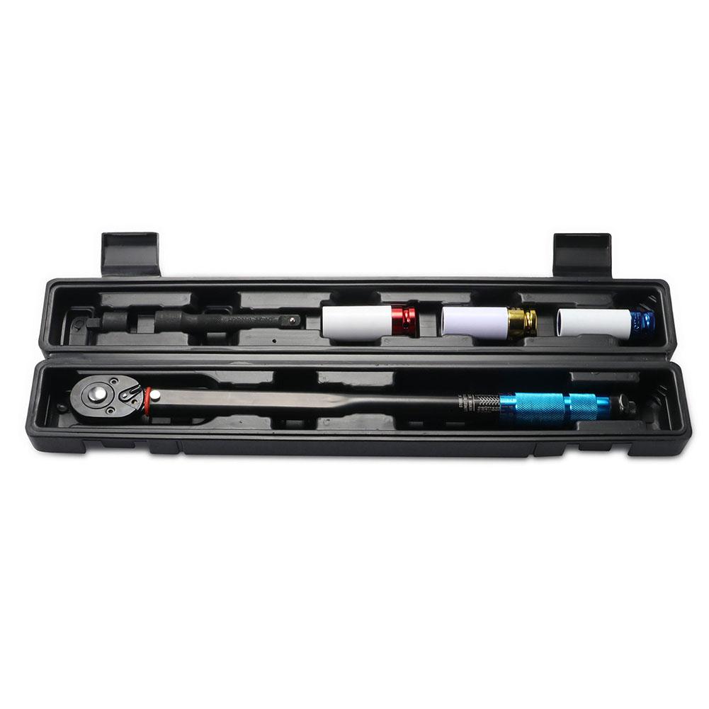 For Professional Mechanics 1 2 Drive Wrench Torque Adjustment Mechanical Tools 20-230N.m Torque Range Reversible Ratchet Head