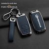 For PERODUA Toyota Car Key Cover Metal Shell Protector for Men Women with Remote Control
