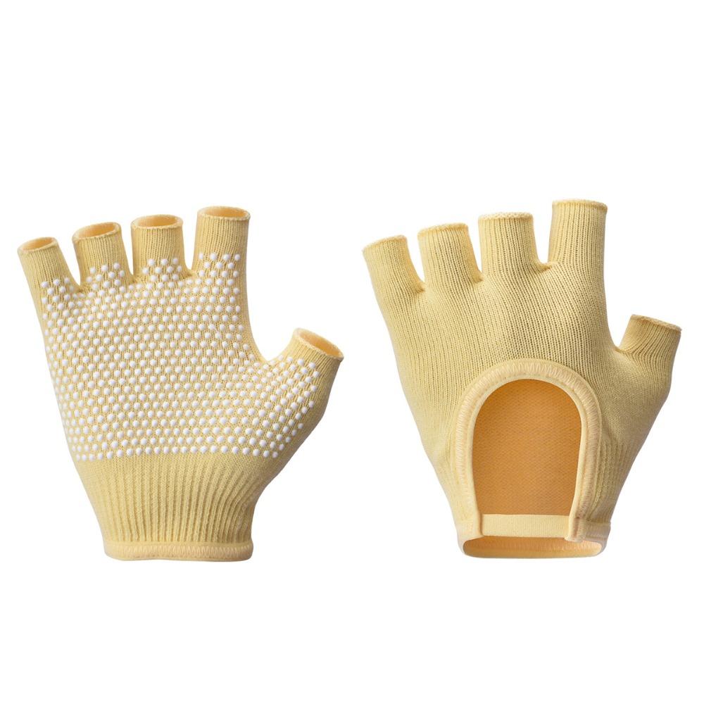 Warm Pilates Gloves Multicolor Gym Fitness Gloves Bicycle Mittens Half Finger Yoga Gloves  Outdoor