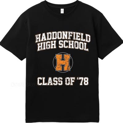 Daily Wear Summer For Man Tshirt Haddonfield High School Class Of 78 Short Sleeve Solid Color Crew Neck Teeshirt