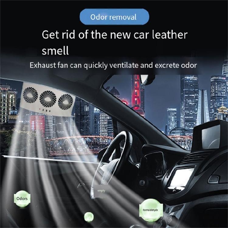 Car Exhaust Fan Energy-saving Cooling System Efficient Ventilator Auto Air Vent
