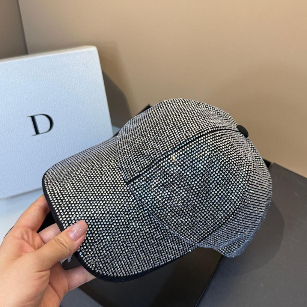 Hochwertige Luxus Handgefertigte Kristall Baseballkappe Strasskappen für Damen Mädchen Outdoor Lässig Paar Tägliche Nutzung