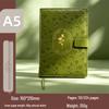 A5 Gilded PU Leather Embossed Dual-Use Business & Student Notebook