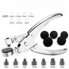 7 Hole Adjustable Leather Punch Plier Multi Size Belt Watch Strap Hole Punch Tool for Leather Silicone Plastic Bags
