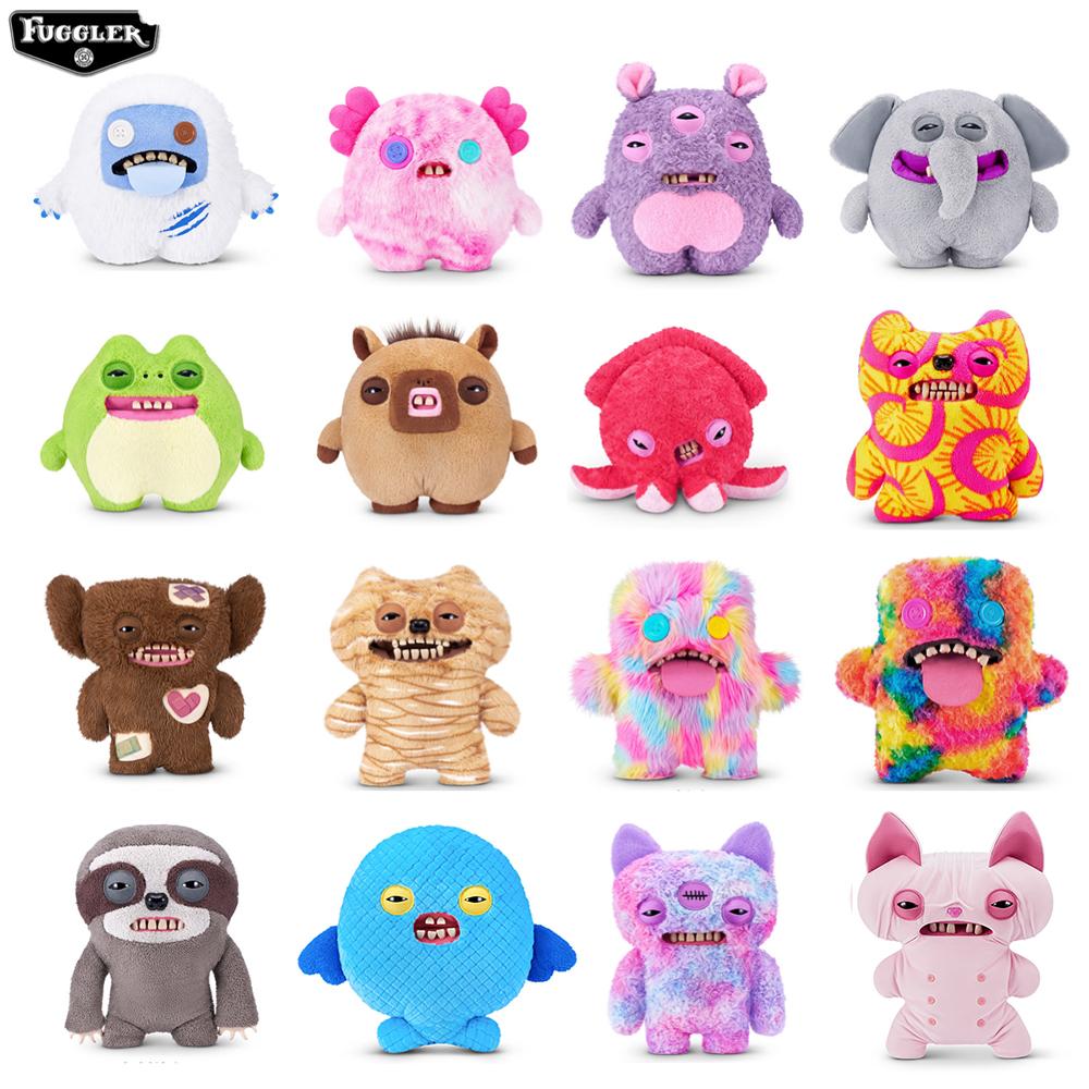 BIGG FUGGS Fuggler Original Plush Dolls 35-45cm Hairless Cat Octopus Frog Sloth Ugly Monster Large Throw Pillow Peluche Toys