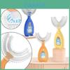Kids Manual Ushaped Silicone Toothbrush For Oral Hygiene With Soft Bristles For Babies