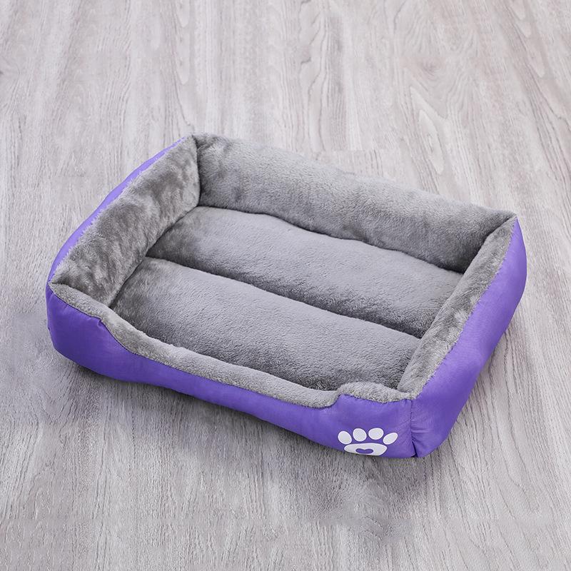 Candy Color Multi-Size Pet Bed: Cozy Four-Season Spot for Cats & Dogs