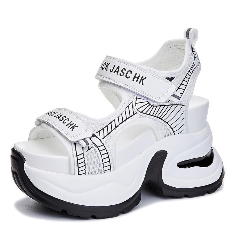 

Inner height increase 1 new breathable dad shoes thick-soled mesh small sports and leisure shoes A 34 белый