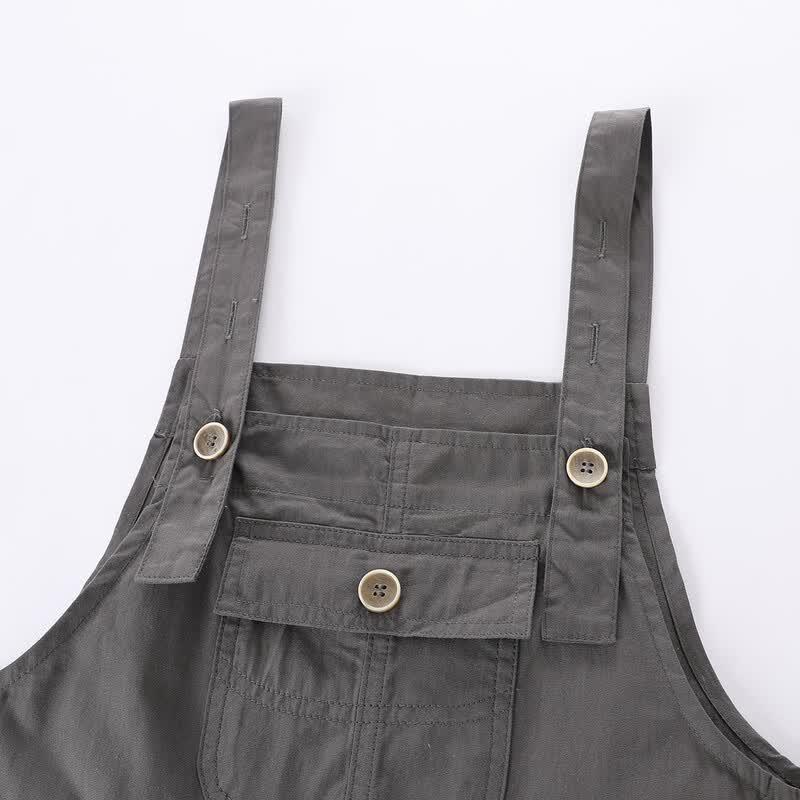 Montagut Girls' Summer 2026 Casual Overalls Dress & Tee Set