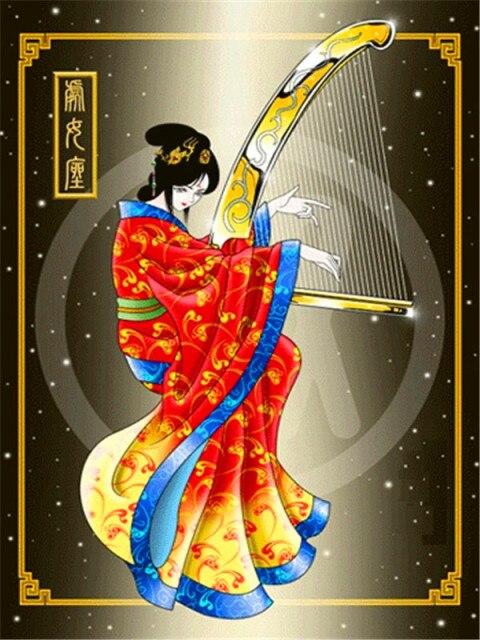 Helt kvadratisk diamantmaleri Duekorsstingsett Diamantbroderi Dyremosaikksalg Rhinestone Bilder Hjemmeinnredning