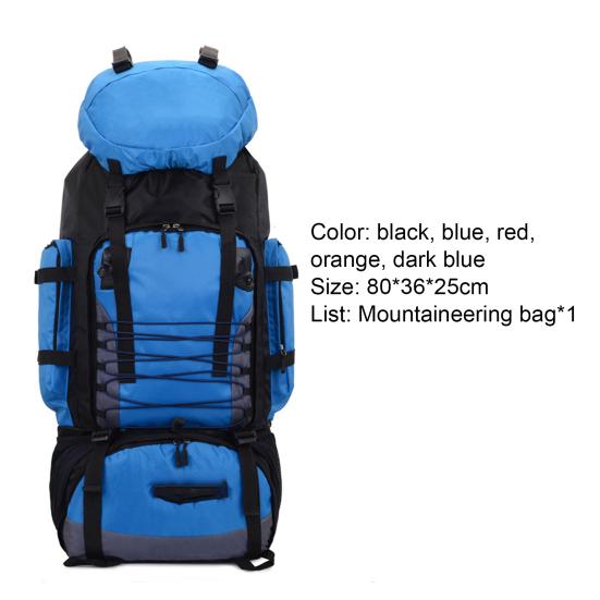 Jednoduchá horolezecká taška s velkou kapacitou odolná proti opotřebení