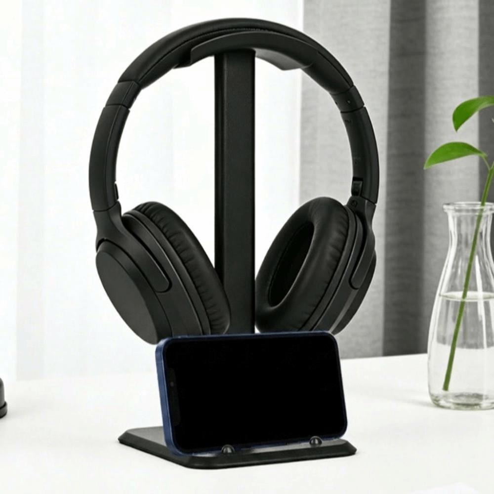 Sturdy Headset Holder Modern Headphones Stand Rack Headphone Stand  Workstation