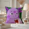 Poszewka na poduszkę Kwaii Wzór L-Luntik Drukowana Poszewka Anime Do Salonu Pokrowiec na Poduszkę Sofa & Dekoracja Sypialni