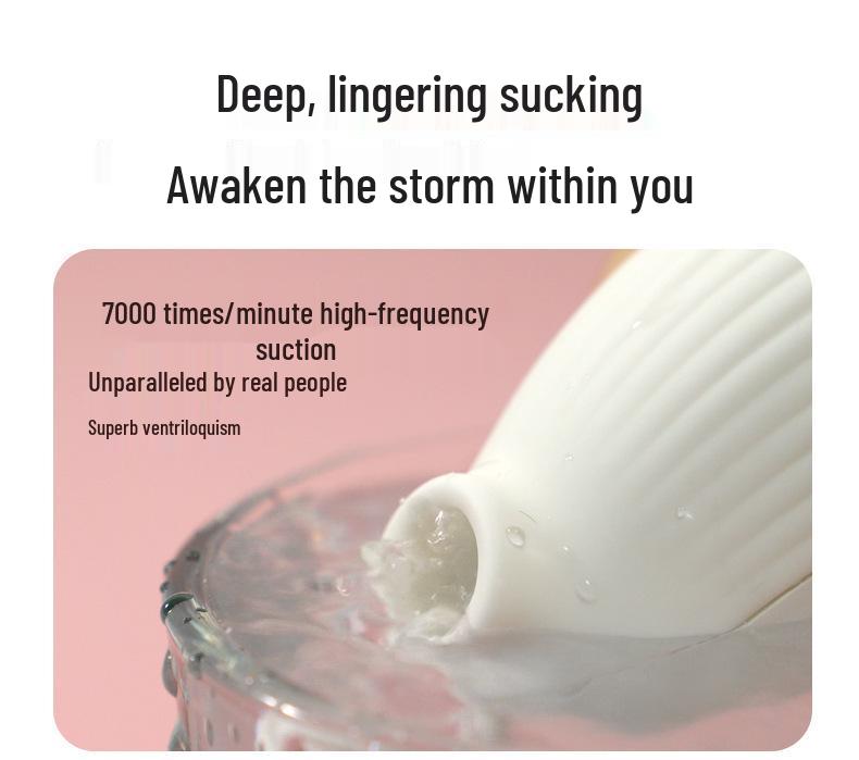 Nami Remote-Control Vibrator: Strong, Silent Suction for Women's Pleasure