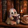 Halloween DIY Patchwork-Set Geister-Set, Niedliches Puppen-Nähset mit vorgeschnittenen Herbst-Bastelmaterialien für Erwachsene Stoffe, Feiertags-Handgemachtes Geschenk, Zuhause