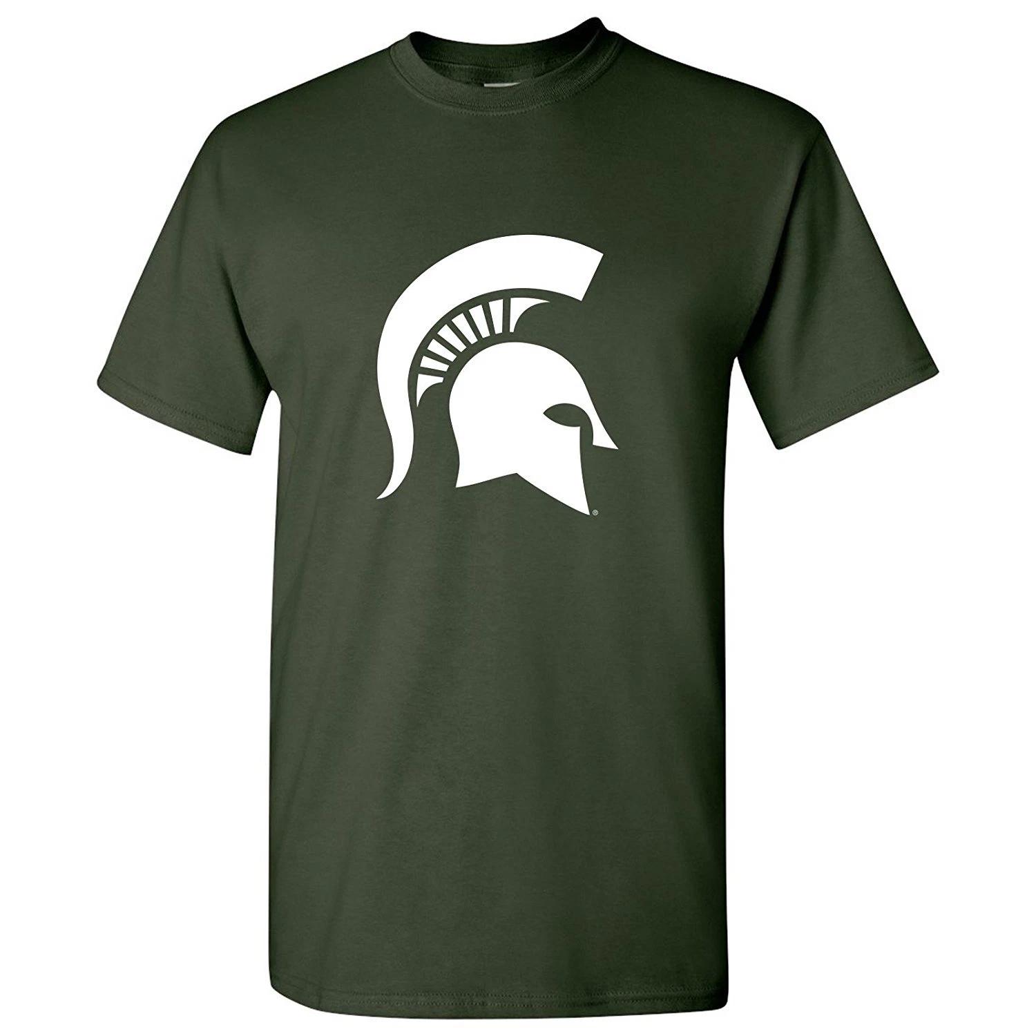 Michigan State Spartans Primary Logo Licensed Unisex T-Shirt 3XL