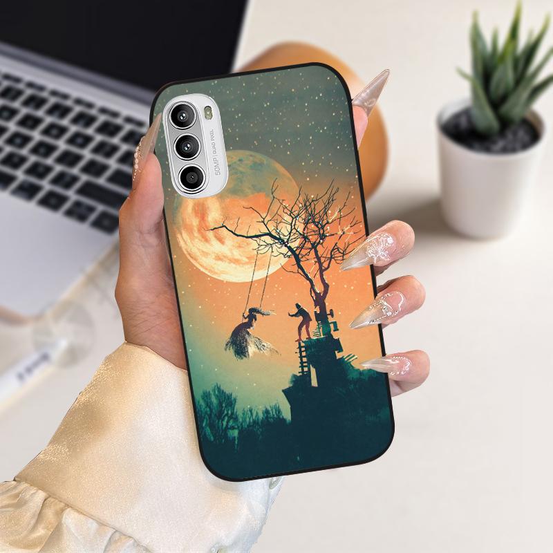 Cartoon Animal Cases For Motorola G52 4G Bumper Cover On Moto G82 G71s 5G Soft Silicon Phone Case For Motorola G 82 Coque Fundas