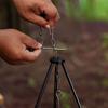 Outdoor Cooking Tripod Stand, Adjustable Campfire Rack for Camping and Picnic